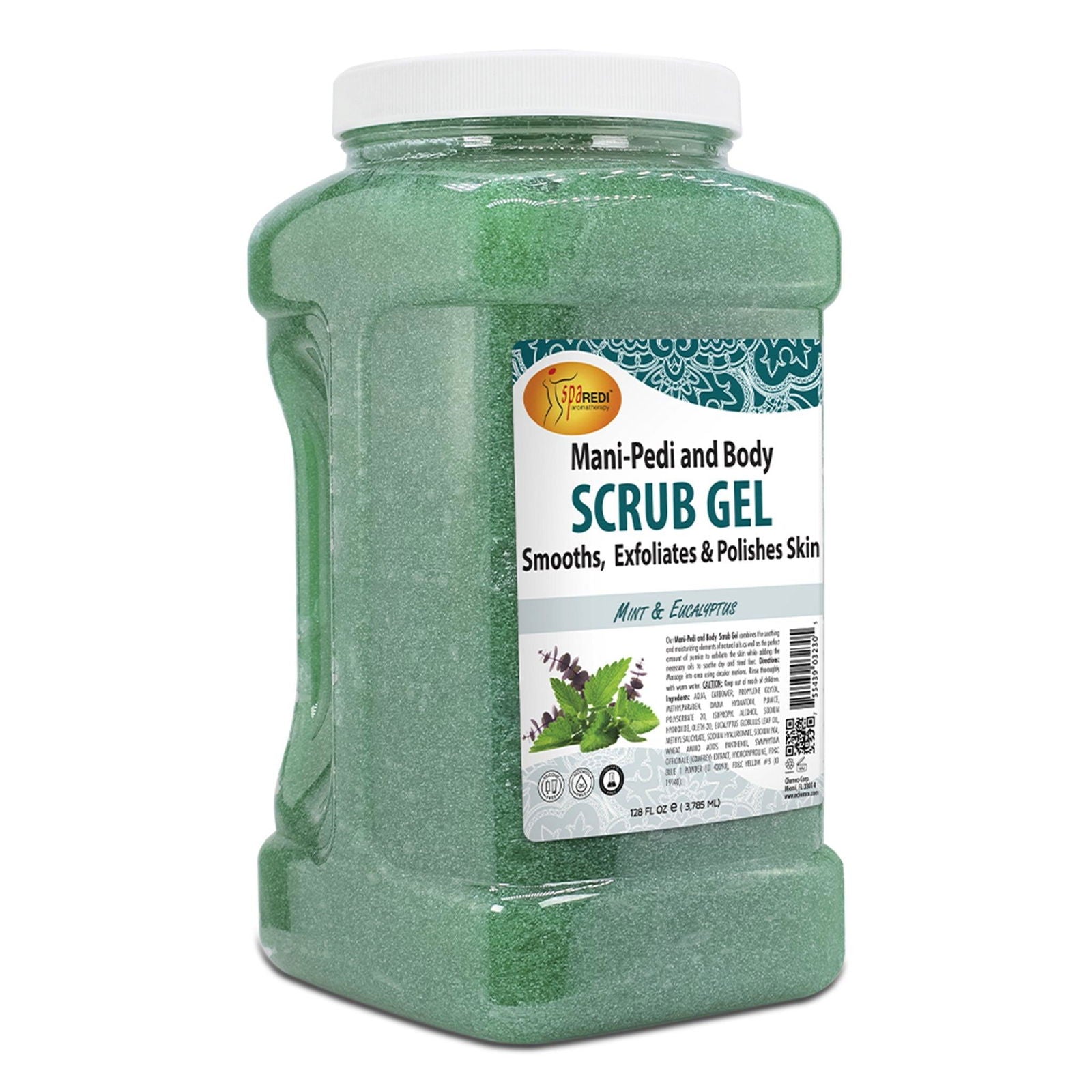 SPA REDI Exfoliating Scrub Pumice Gel - Hydrating Body Exfoliator with Hyaluronic Acid - Refresh &amp; Revitalize - Beauty Market Online