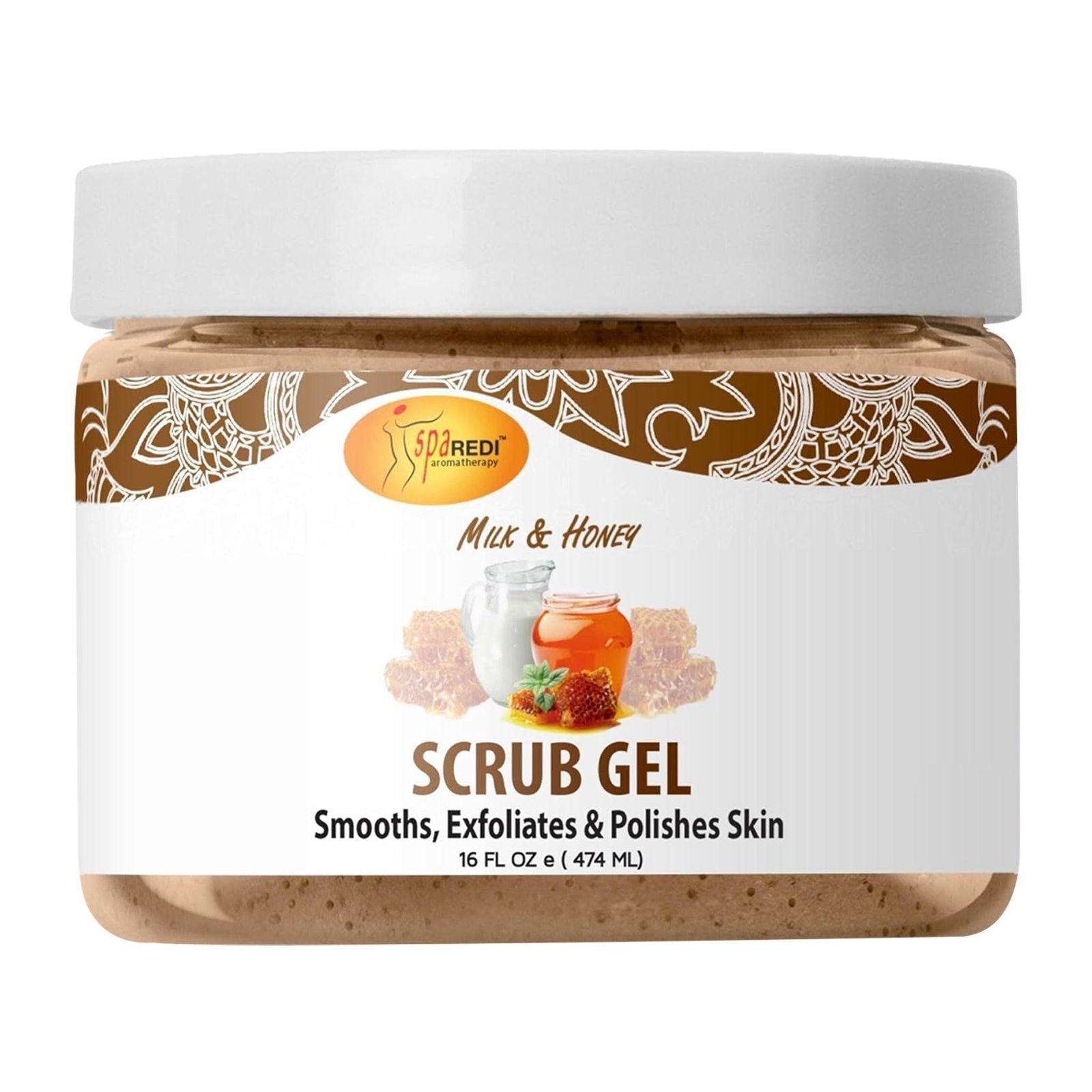 SPA REDI Exfoliating Scrub Pumice Gel - Hydrating Body Exfoliator with Hyaluronic Acid - Refresh &amp; Revitalize - Beauty Market Online