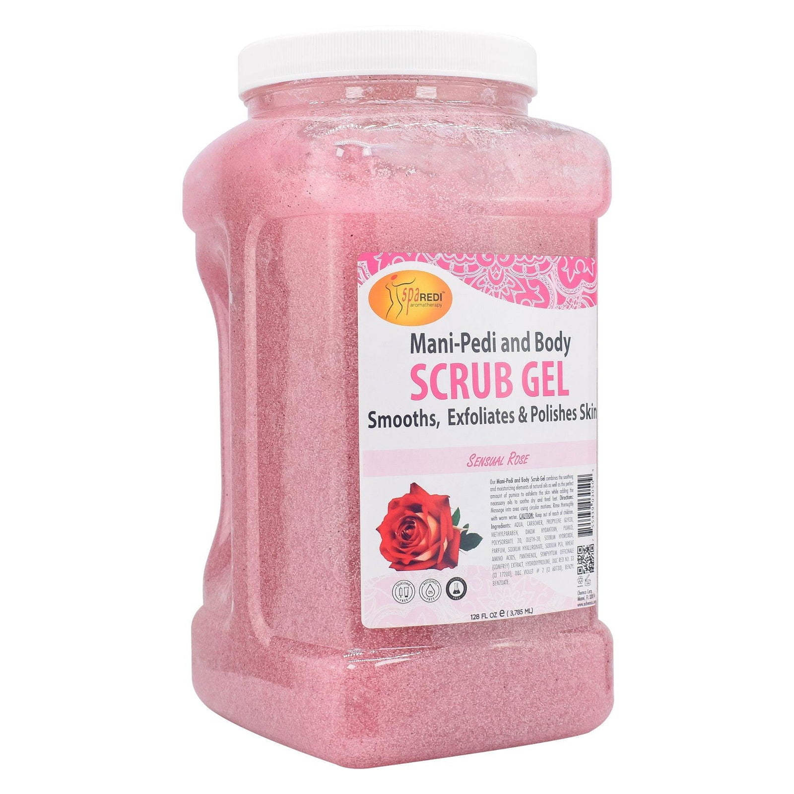 SPA REDI Exfoliating Scrub Pumice Gel - Hydrating Body Exfoliator with Hyaluronic Acid - Refresh &amp; Revitalize - Beauty Market Online