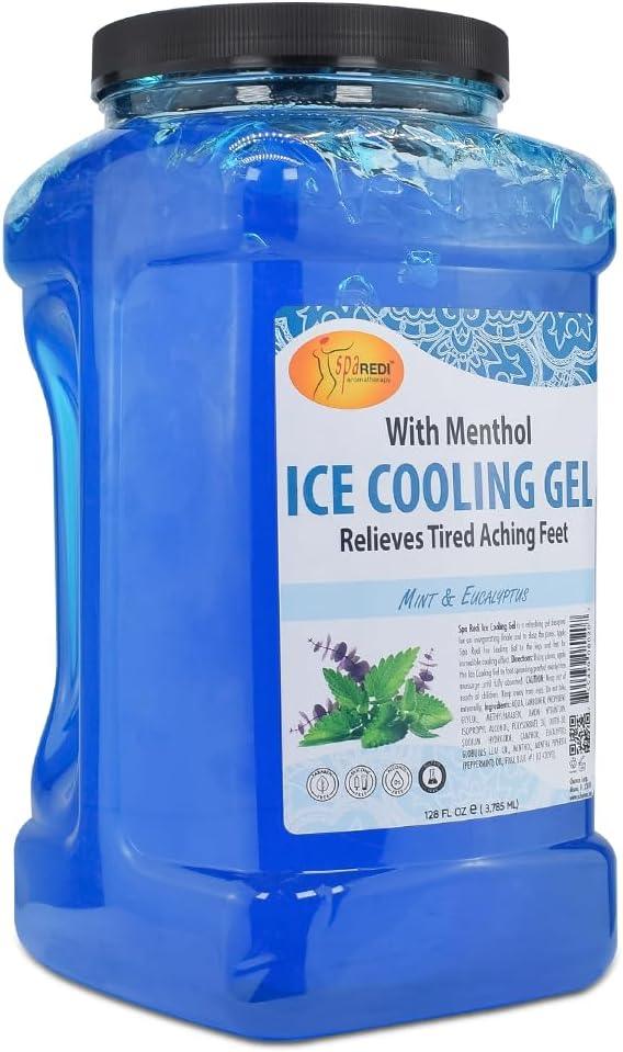 SPA REDI Massage Cooling Gel for Pedicure - Professional Strength Ice Cooling Gel - Refresh &amp; Soothe - Beauty Market Online