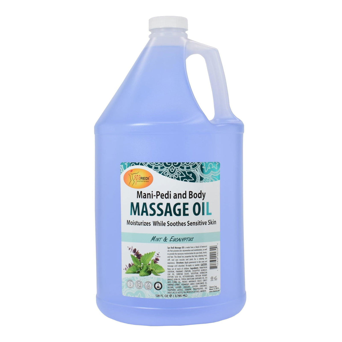SPA REDI Massage Oil - Soothing Relief for Sore Muscles & Hydrated Skin