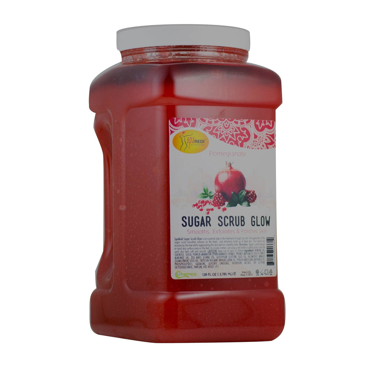 SPA REDI Sugar Body Scrub - Exfoliating & Moisturizing for Smooth, Fresh Skin