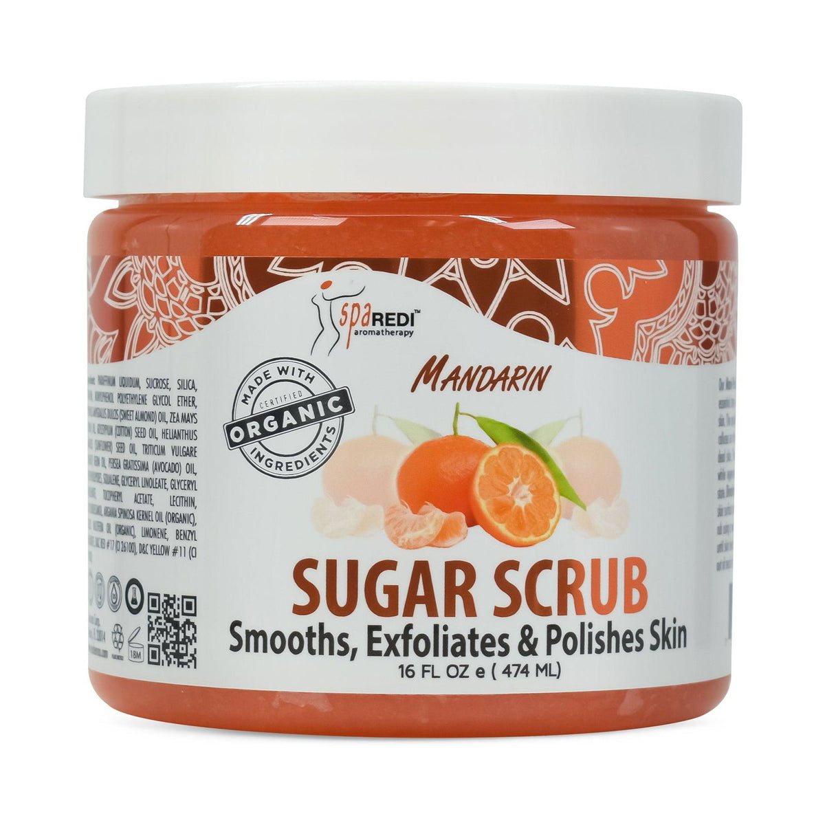 SPA REDI Sugar Body Scrub - Exfoliating & Moisturizing for Smooth, Fresh Skin