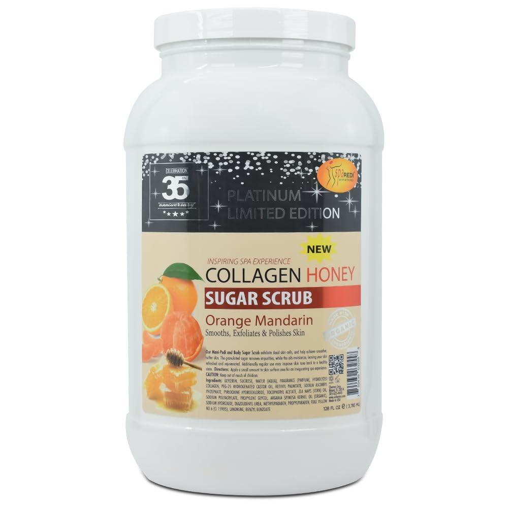 SPA REDI Sugar Scrub - Exfoliating &amp; Moisturizing for Glowing, Smooth Skin - 128 Oz &amp; 5 Gal - Beauty Market Online