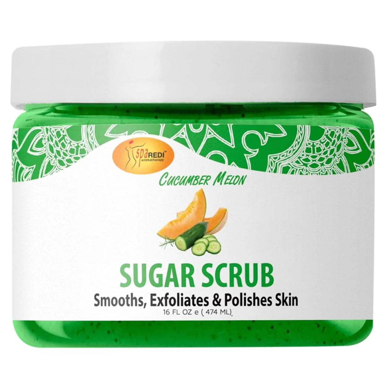 SPA REDI Sugar Body Scrub - Exfoliating &amp; Moisturizing for Smooth, Fresh Skin