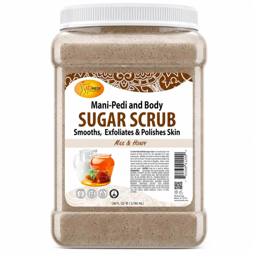 SPA REDI Sugar Body Scrub - Exfoliating &amp; Moisturizing for Smooth, Fresh Skin