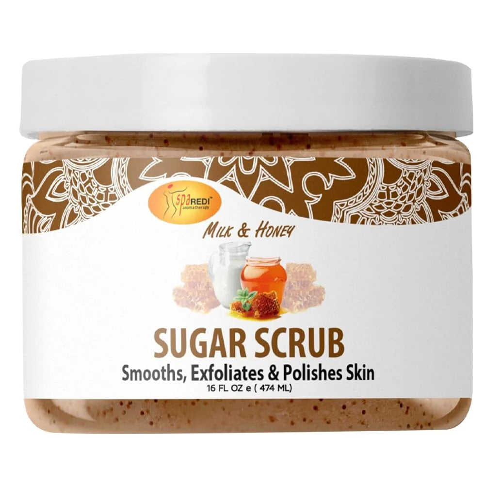SPA REDI Sugar Body Scrub - Exfoliating &amp; Moisturizing for Smooth, Fresh Skin