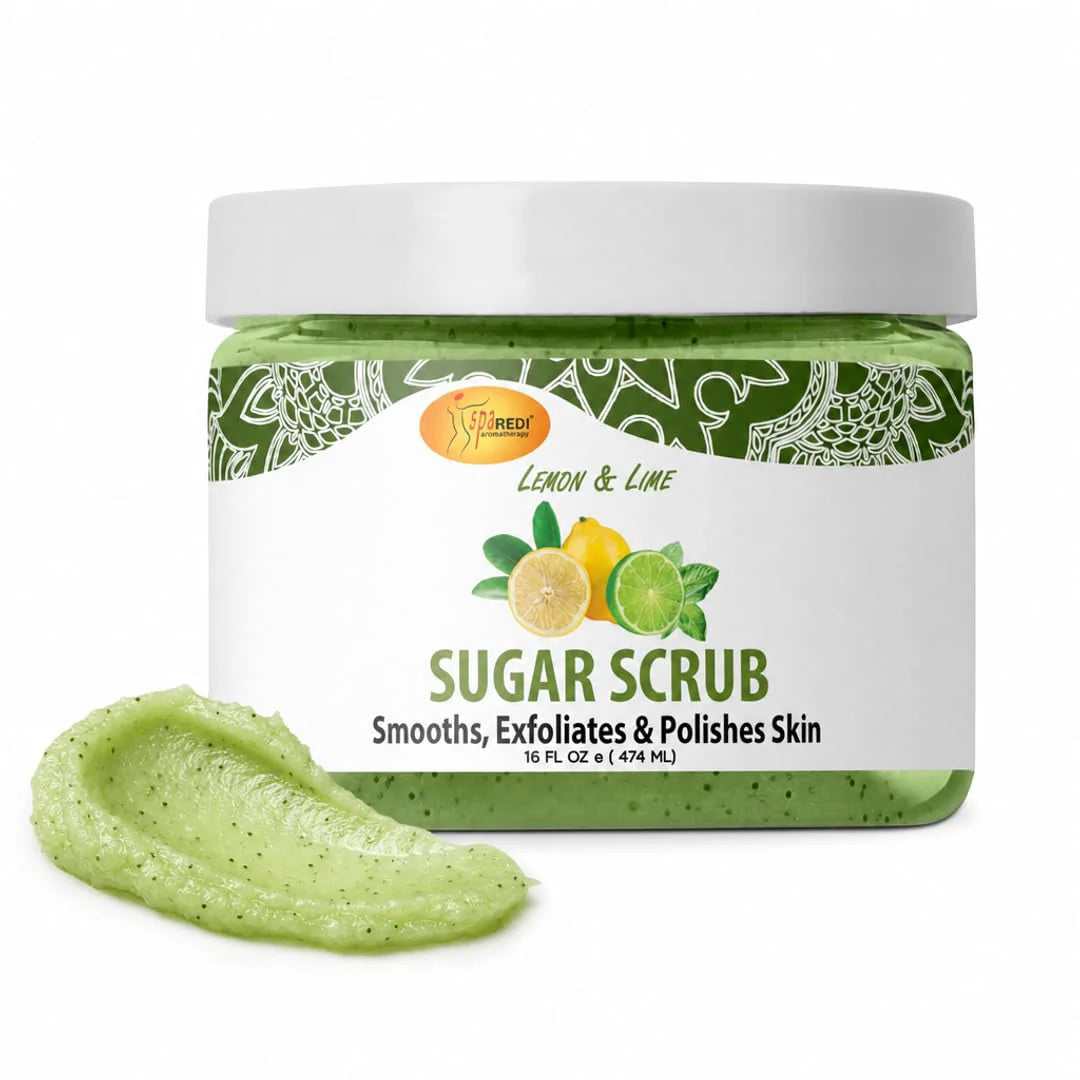 SPA REDI Sugar Body Scrub - Exfoliating &amp; Moisturizing for Smooth, Fresh Skin