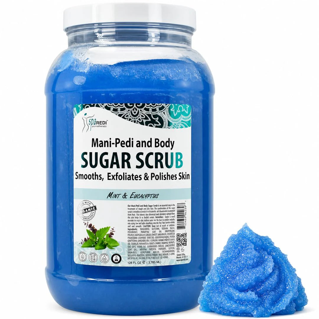 SPA REDI Sugar Body Scrub - Exfoliating &amp; Moisturizing for Smooth, Fresh Skin